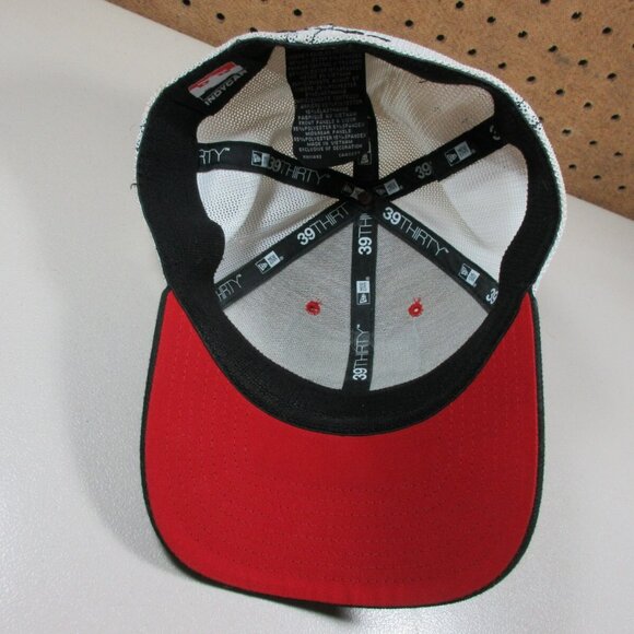 New Era mens red an black IndyCar 3930 racing hat S - Picture 3 of 4